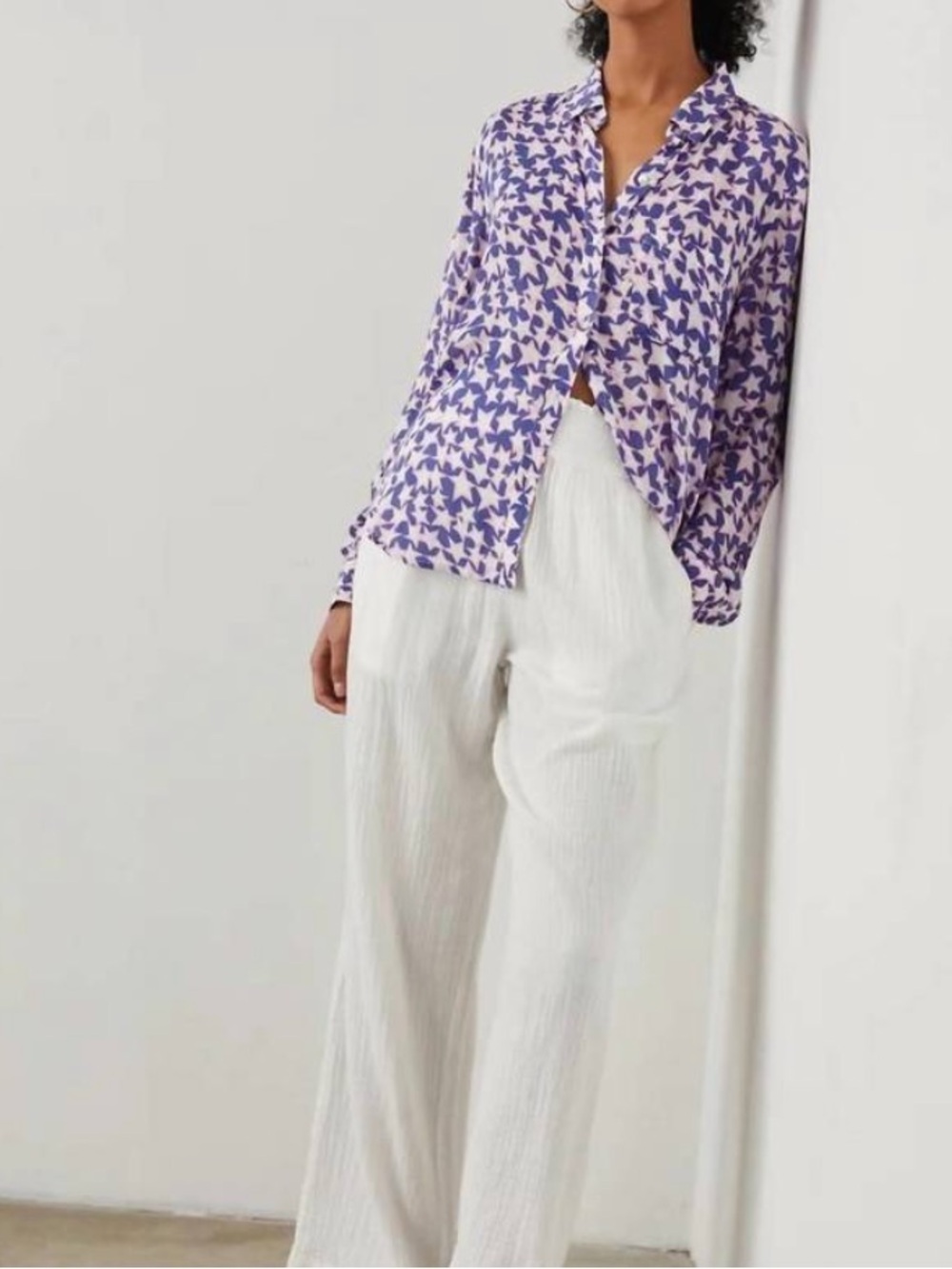 Rails Josephine Shirt In Pink Stars